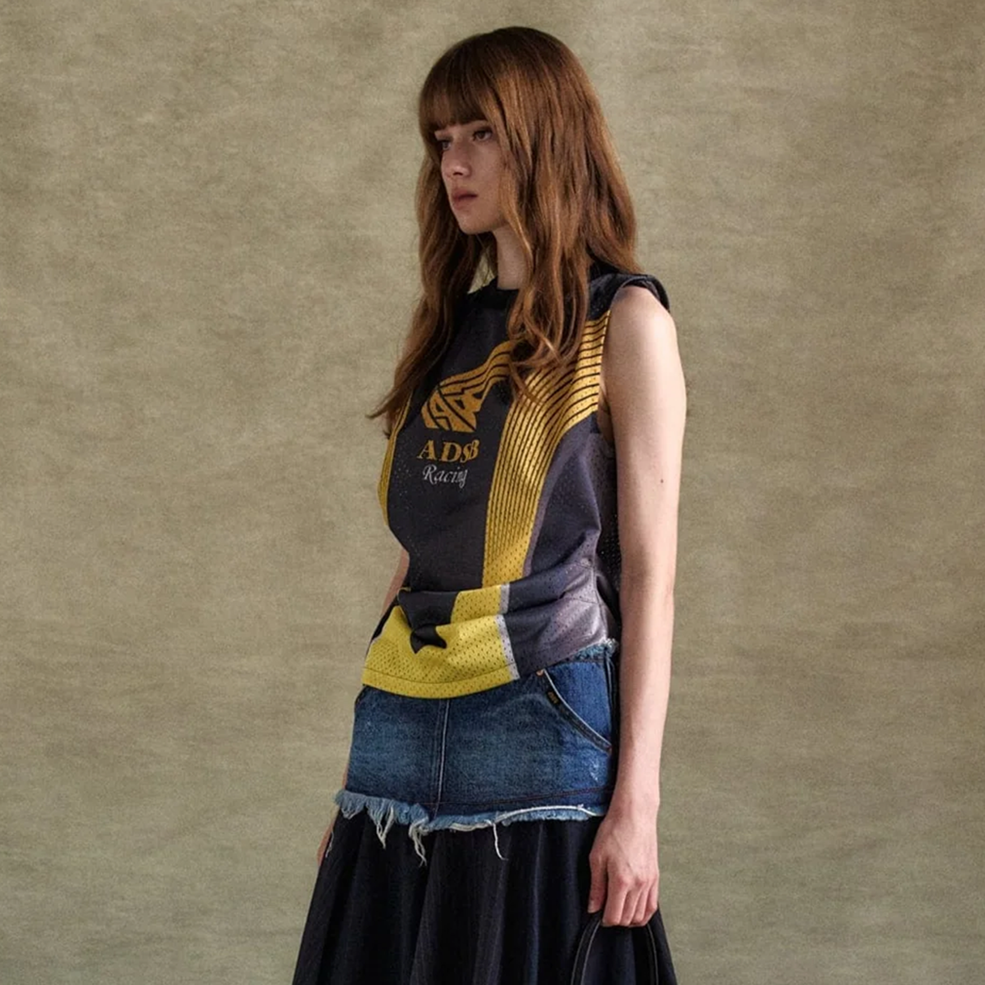 Andersson Bell Women's Racing Reworked Sleeveless Charcoal ATB1305W