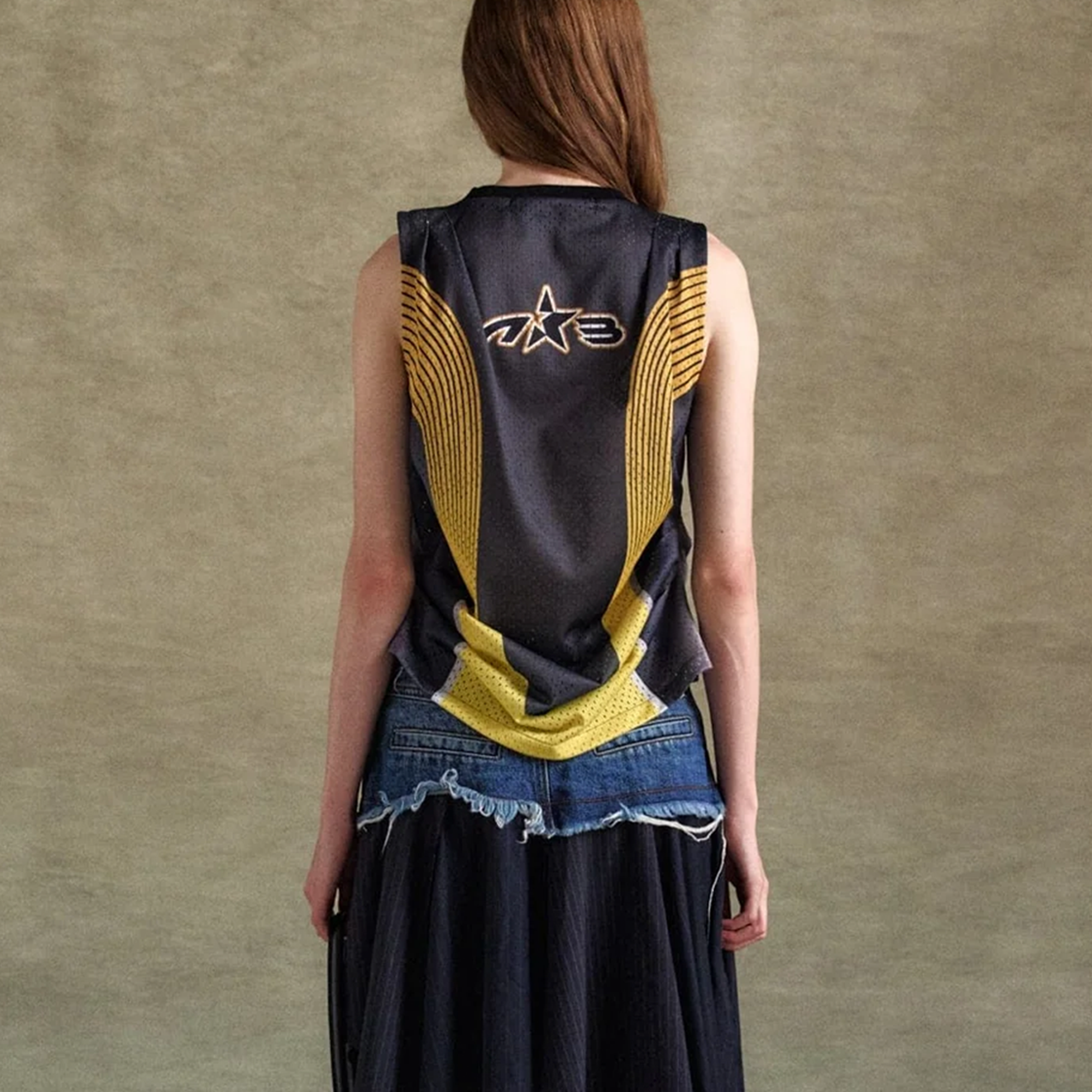 Andersson Bell Women's Racing Reworked Sleeveless Charcoal ATB1305W