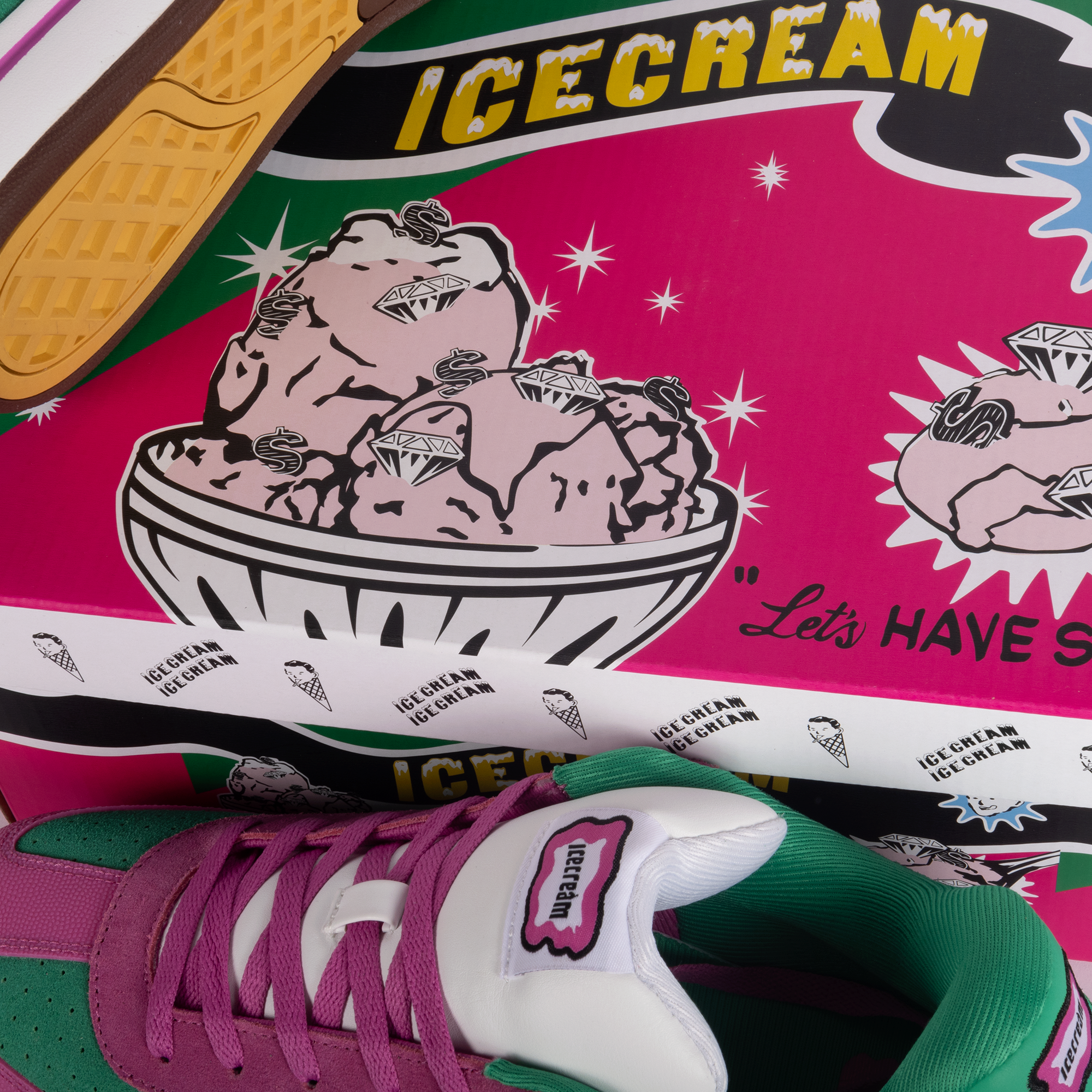 Reebok x BBC Ice Cream Board Flip Watermelon/Pink