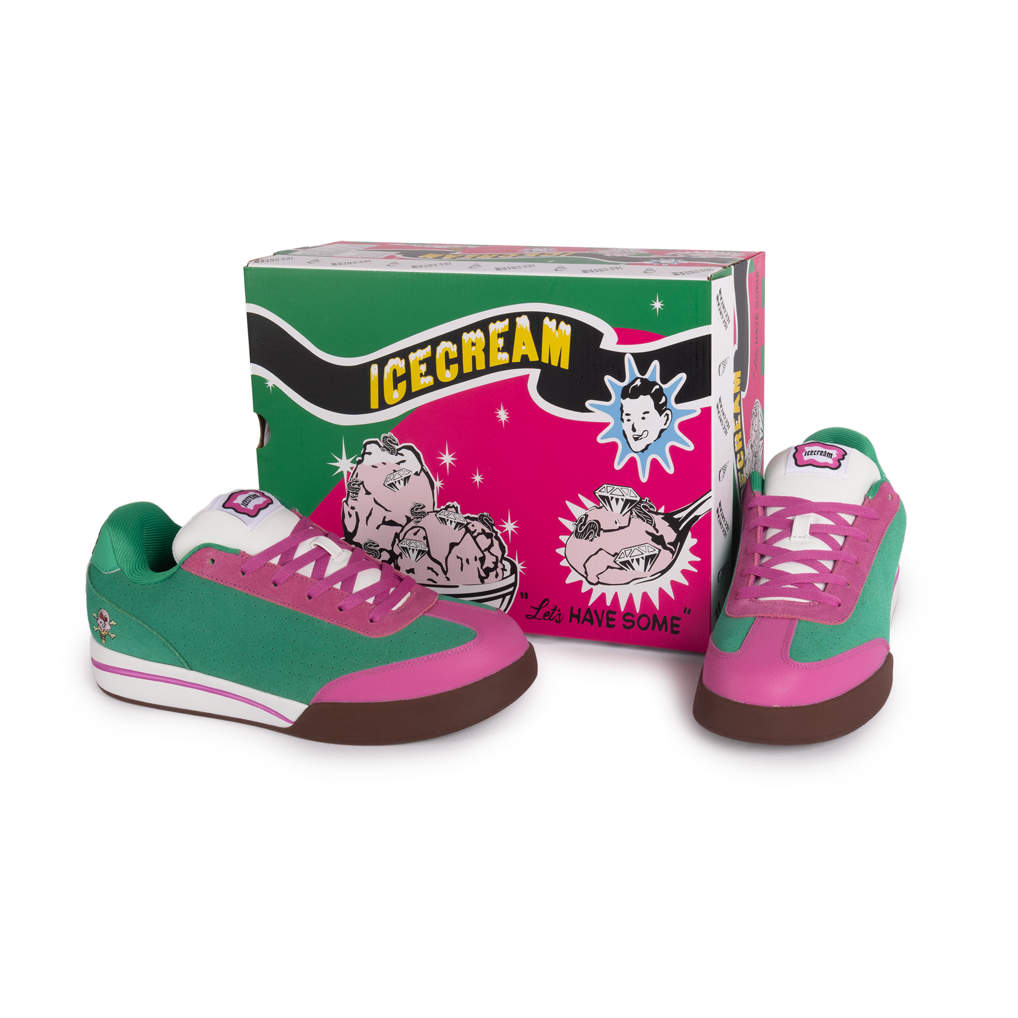 Reebok x BBC Ice Cream Board Flip Watermelon/Pink