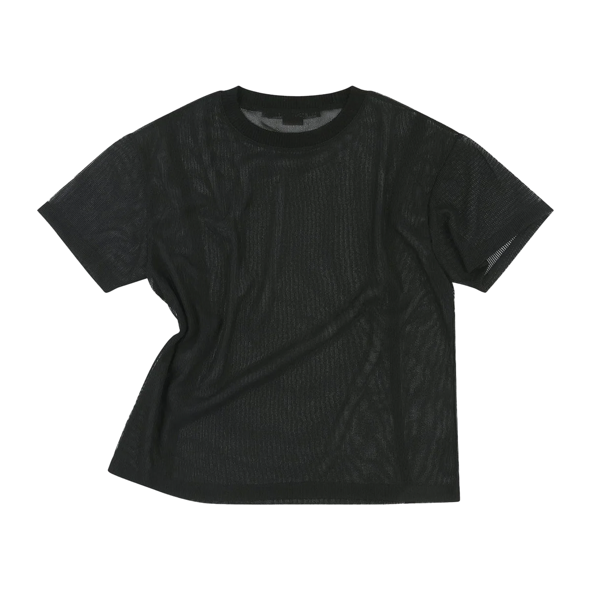 Andersson Bell Sapa Sheer Short Sleeve Sweater Black ATB1287M