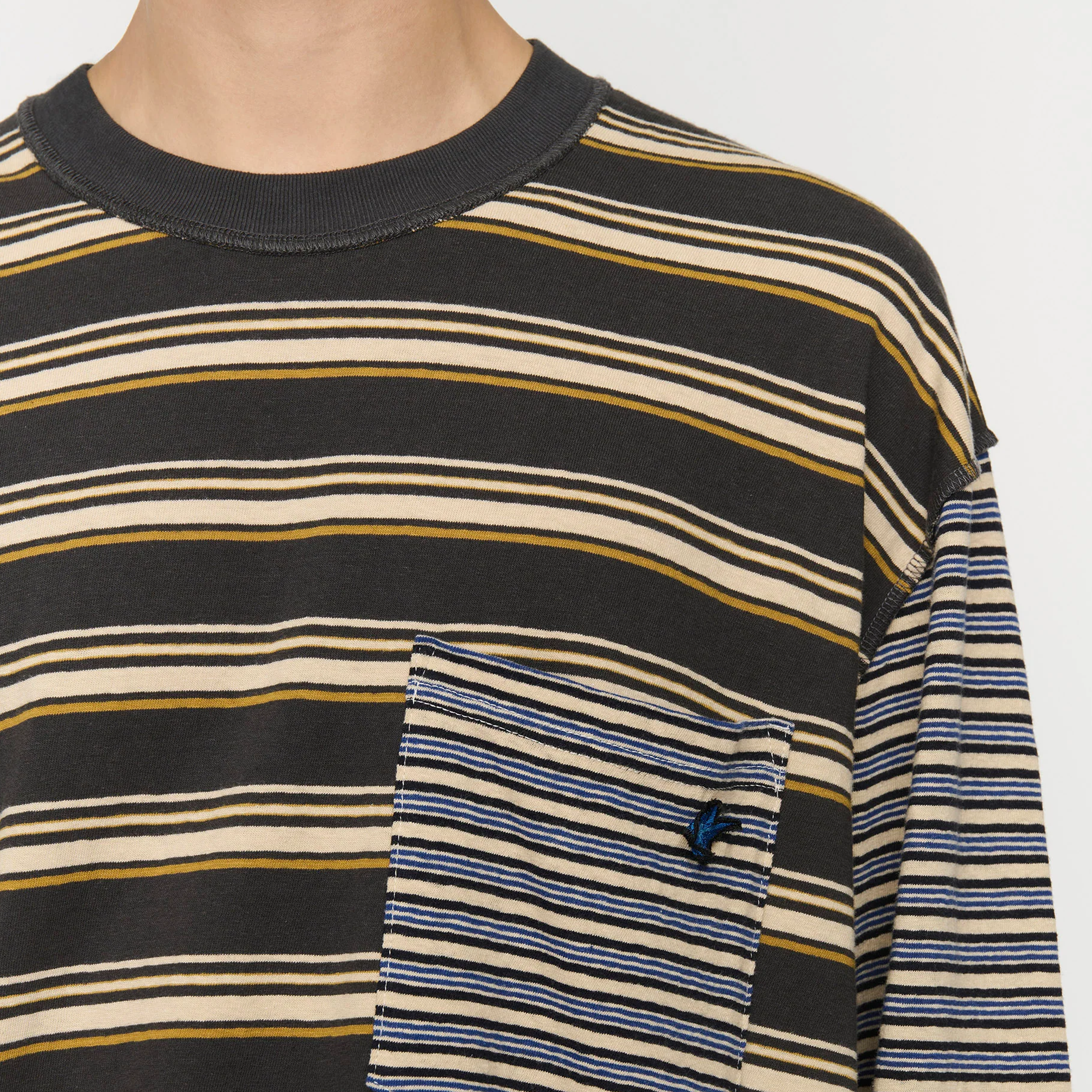 Song For The Mute Oversized Stripe Crew Neck