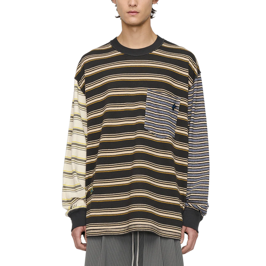 Song For The Mute Oversized Stripe Crew Neck