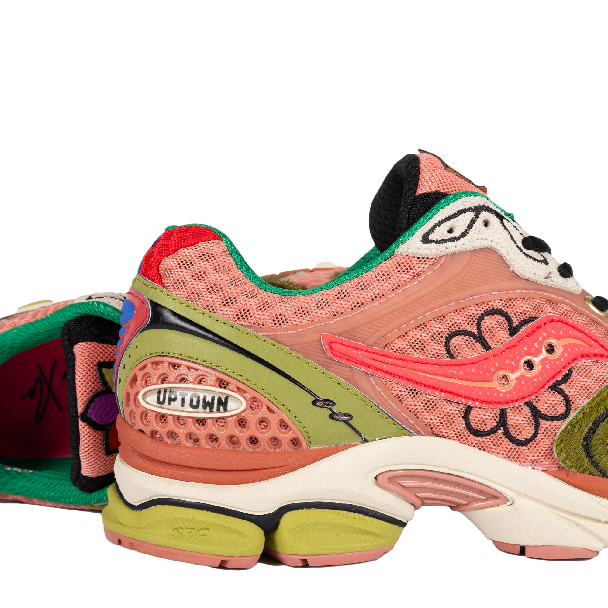 Saucony x Jae Tips U Progrid Triumph 4 Pink/Green S70966-2