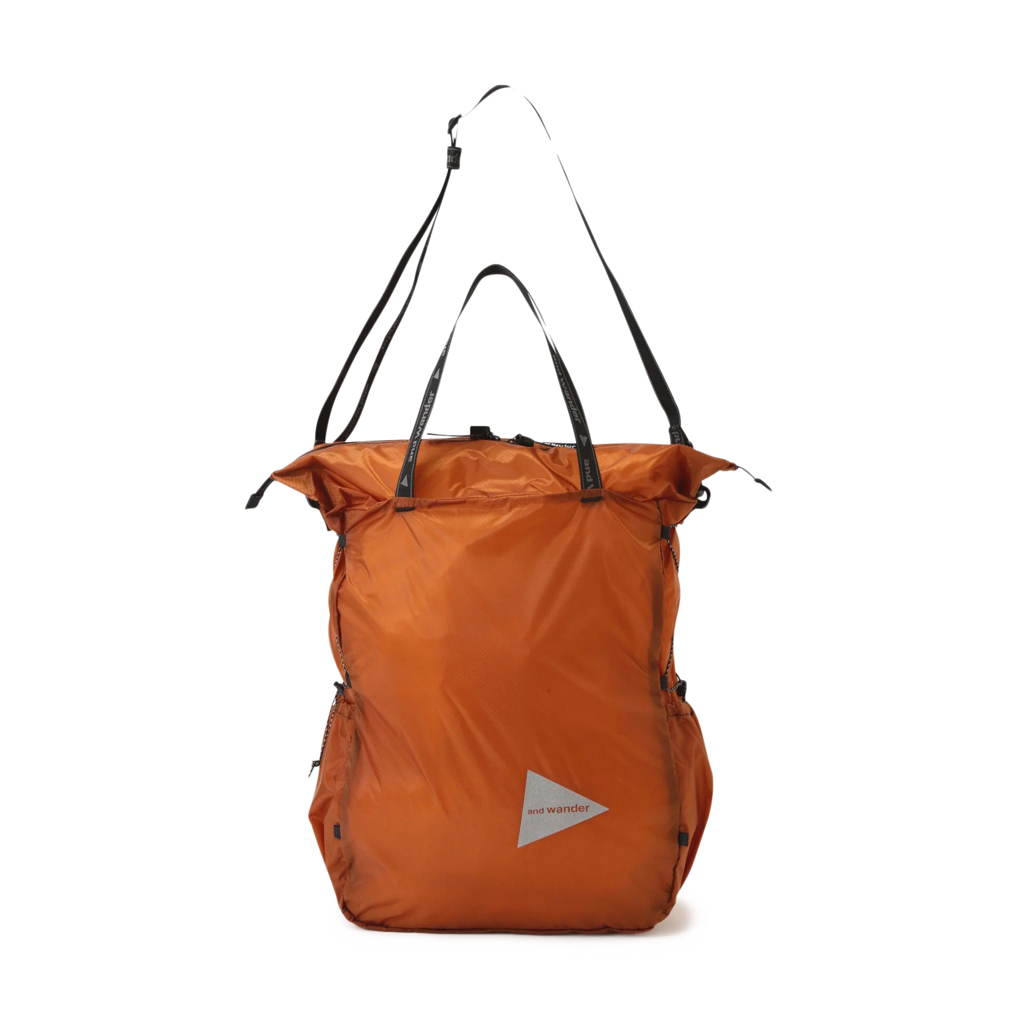 and wander Sil Tote Bag D.Orange