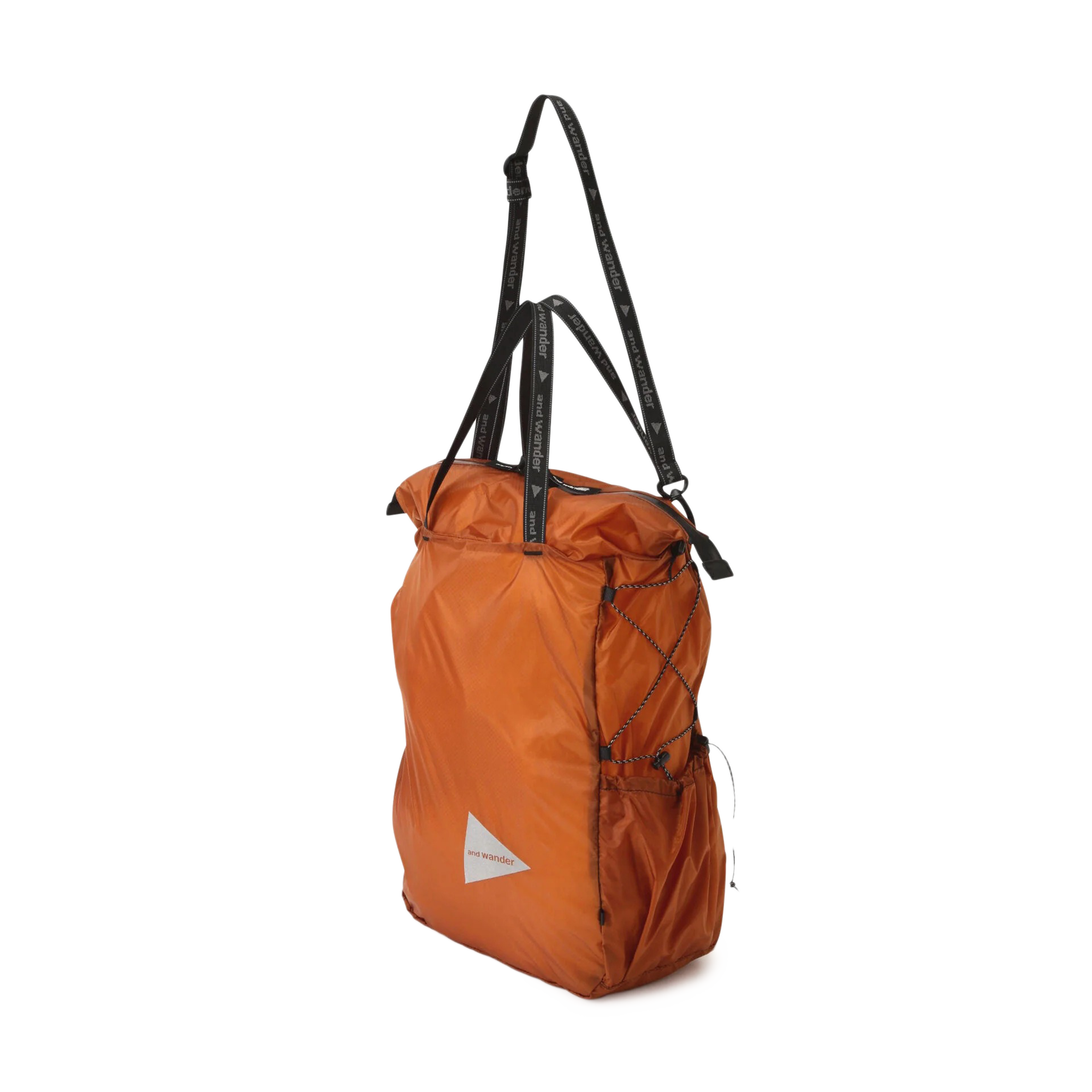 and wander Sil Tote Bag D.Orange
