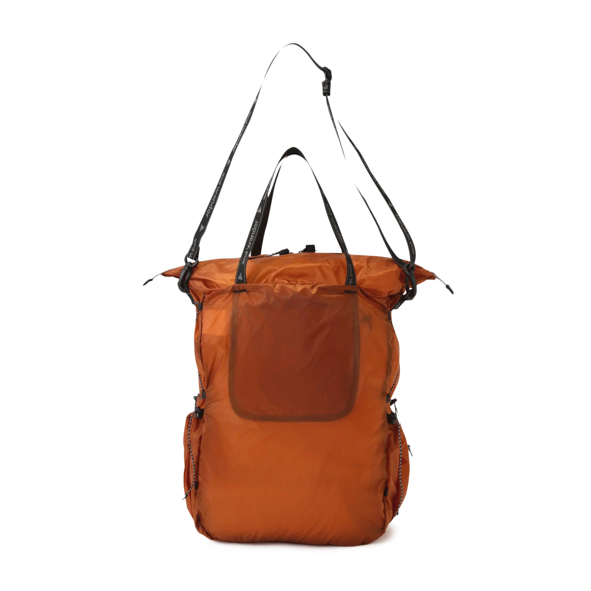 and wander Sil Tote Bag D.Orange