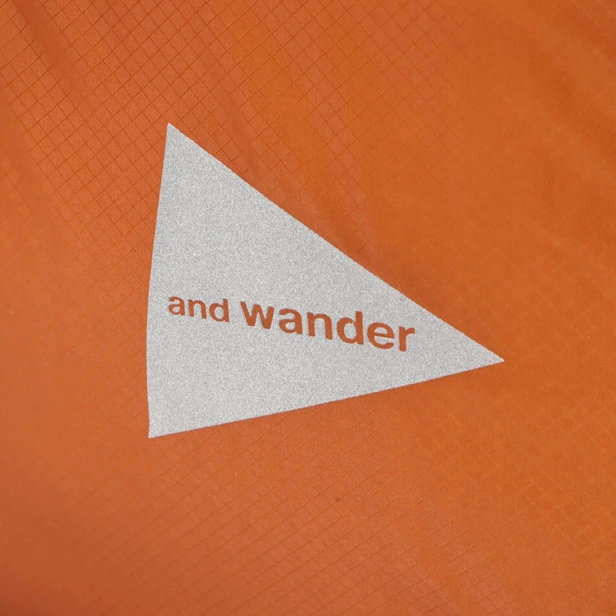 and wander Sil Tote Bag D.Orange