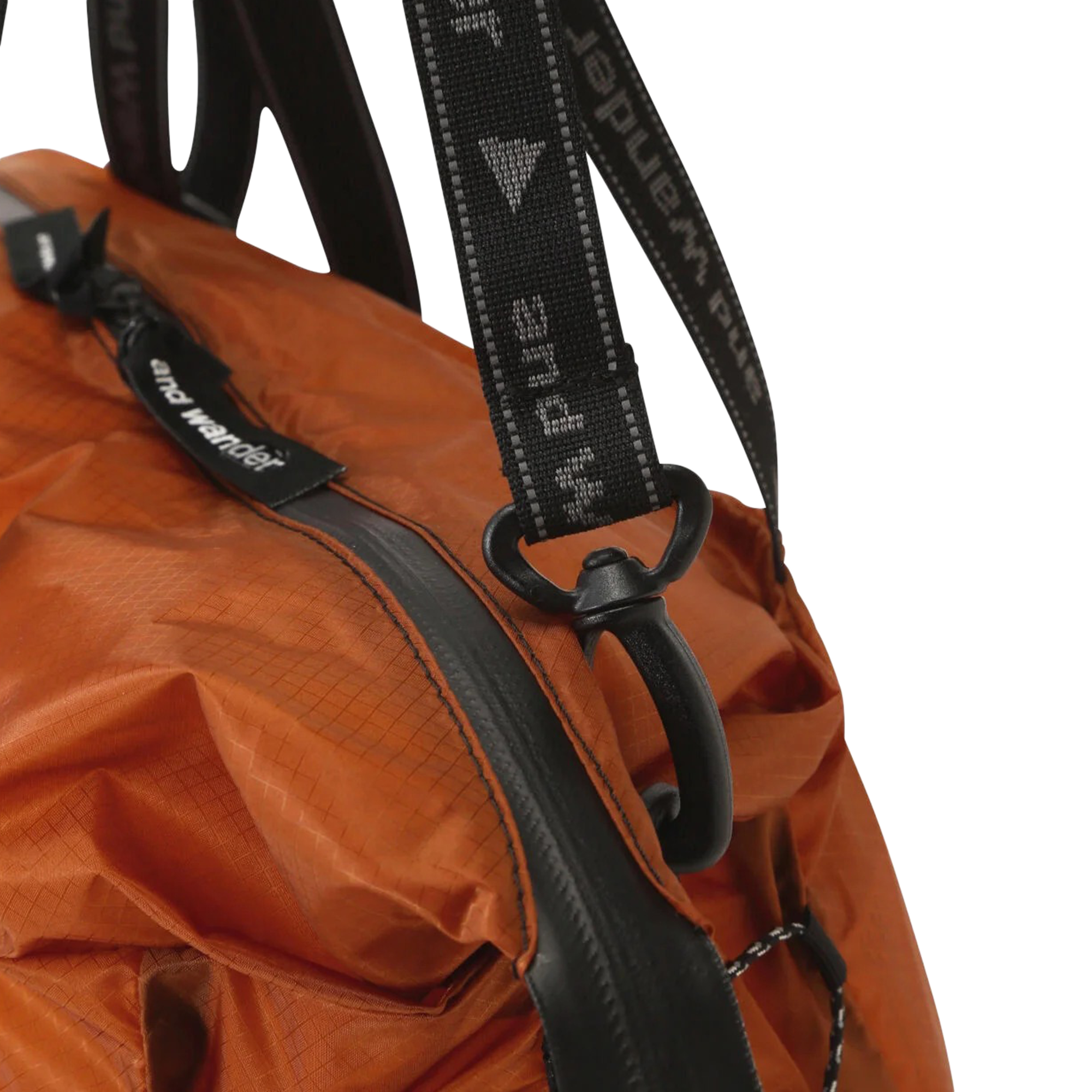 and wander Sil Tote Bag D.Orange