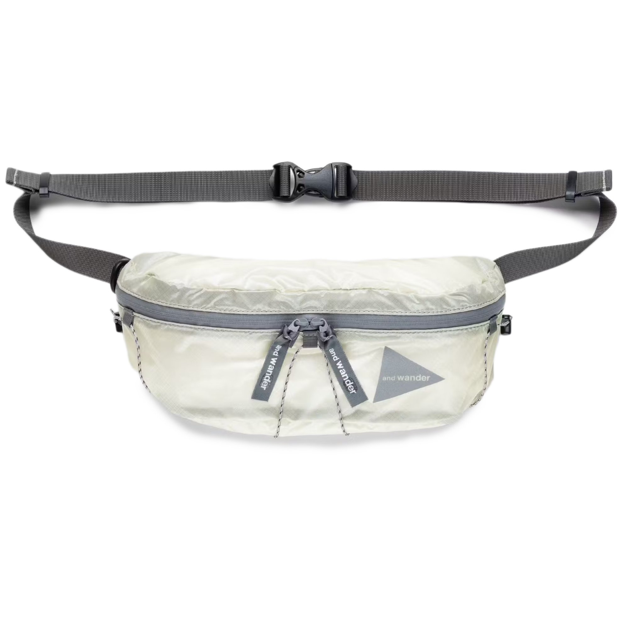and wander Sil Waist Bag Off White