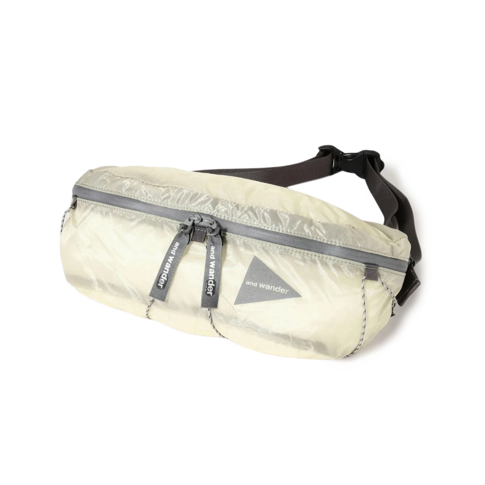 and wander Sil Waist Bag Off White