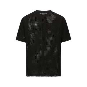 Andersson Bell Star Patch Mesh T-Shirts Black ATB1295M