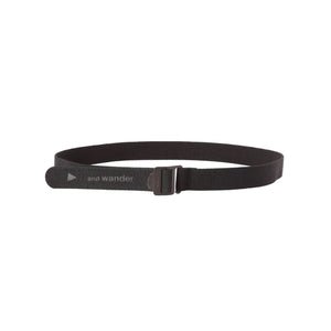and Wander Stretch Tape Belt Black