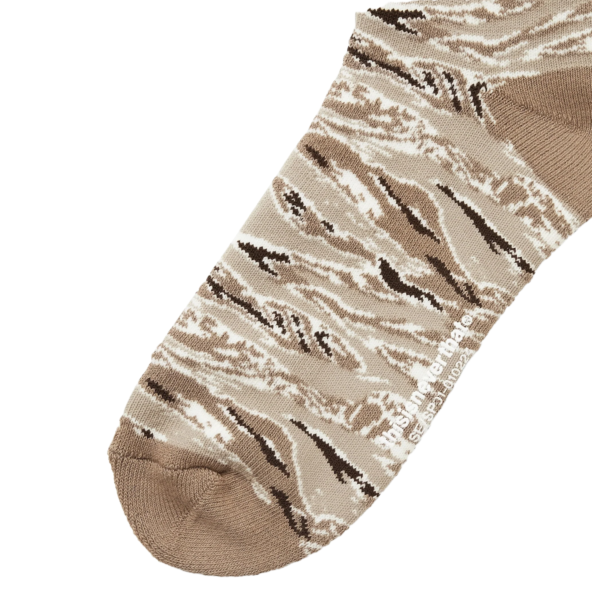 thisisneverthat Camo Socks Beige