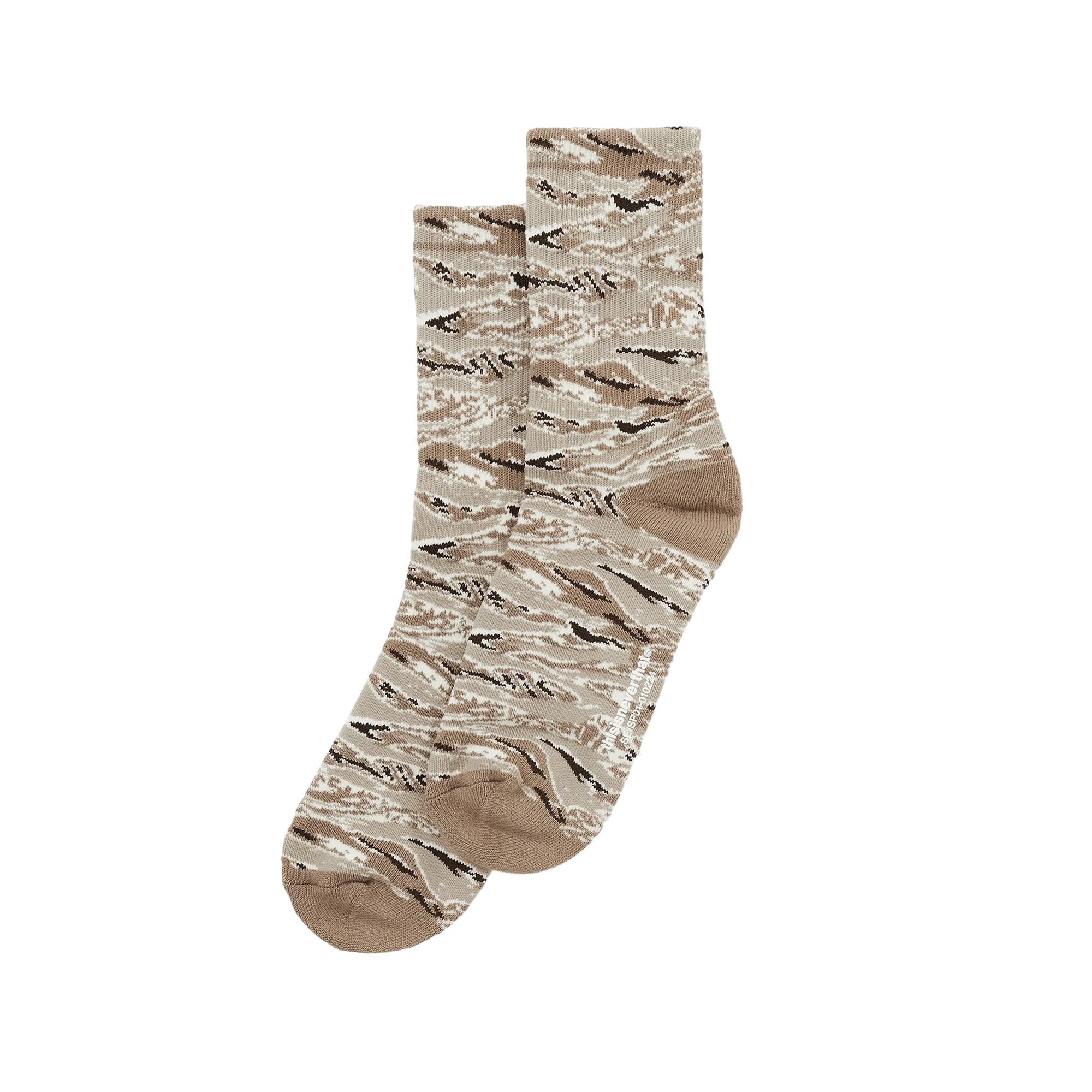 thisisneverthat Camo Socks Beige