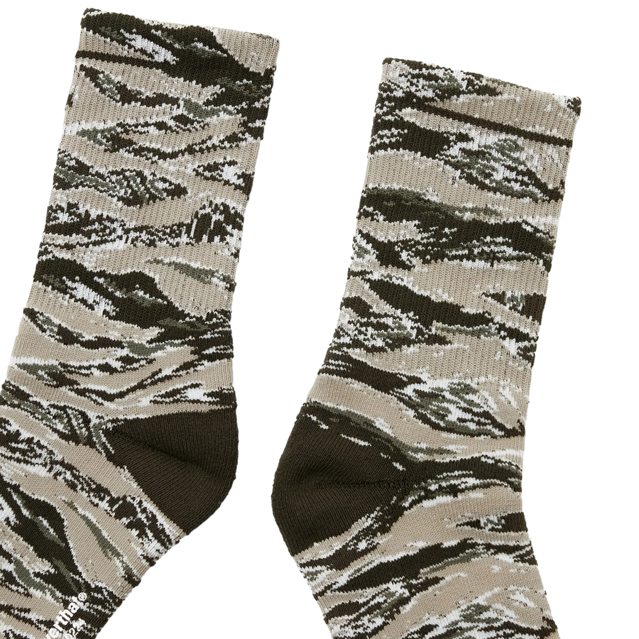 thisisneverthat Camo Socks Olive