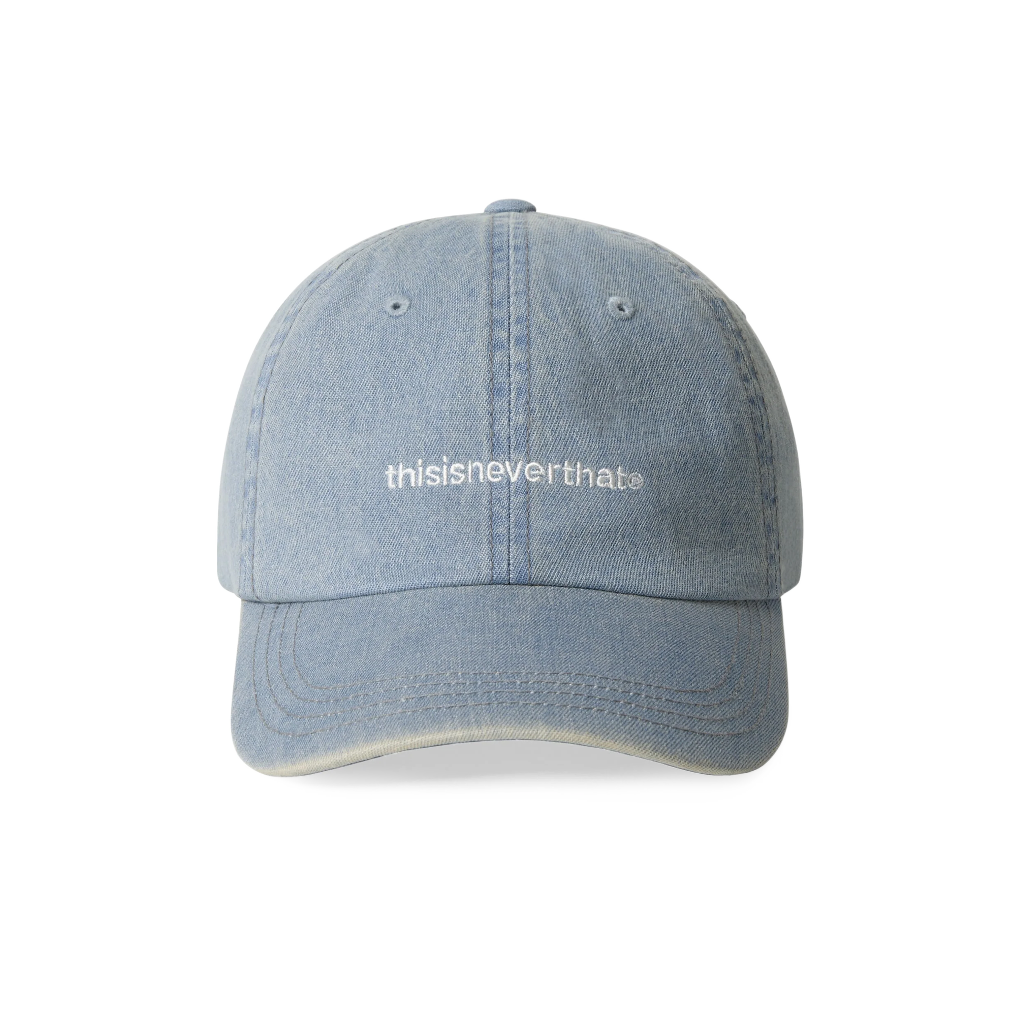 thisisneverthat Denim T-Logo Cap Washed Blue