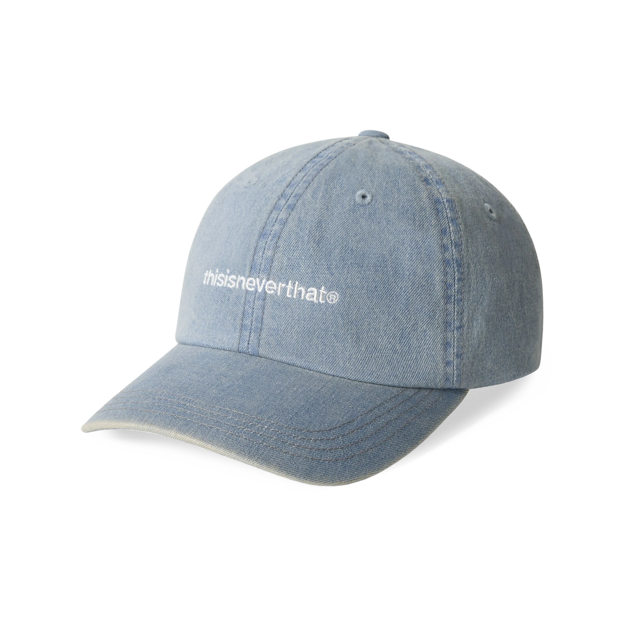 thisisneverthat Denim T-Logo Cap Washed Blue