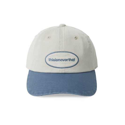 thisisneverthat Overdyed E/T-Logo Cap Ivory/Blue