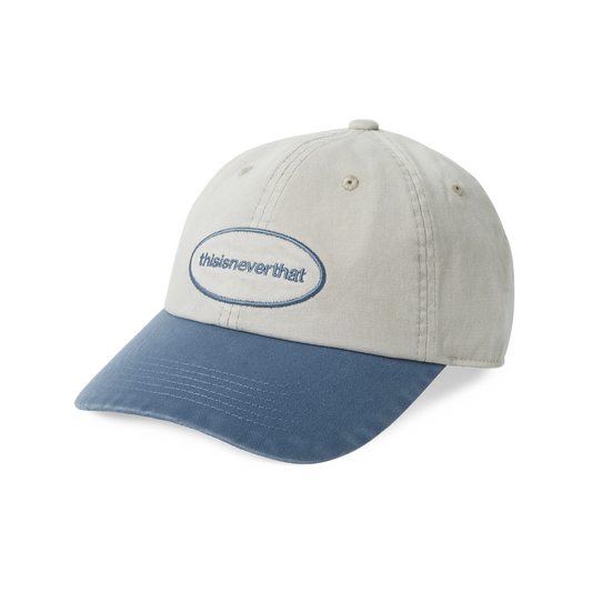 thisisneverthat Overdyed E/T-Logo Cap Ivory/Blue