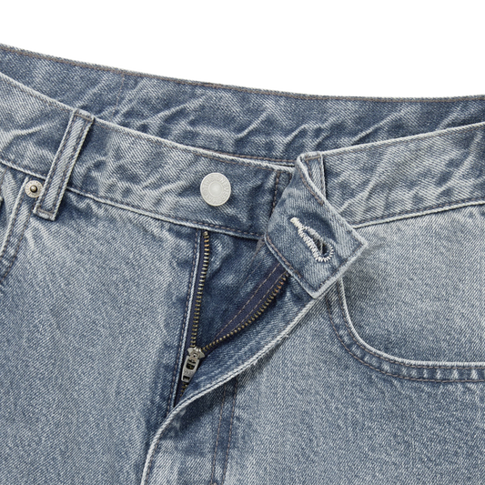 thisisneverthat Relaxed Denim Short Washed Blue