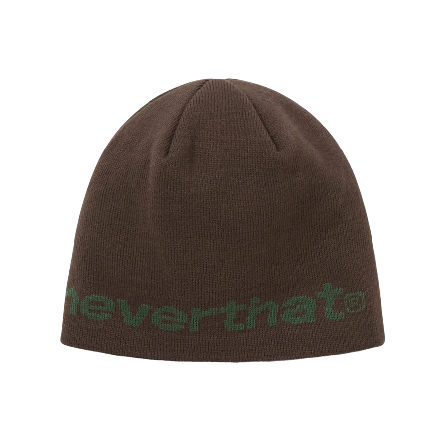 thisisneverthat SP-Logo No Cuff Beanie Brown