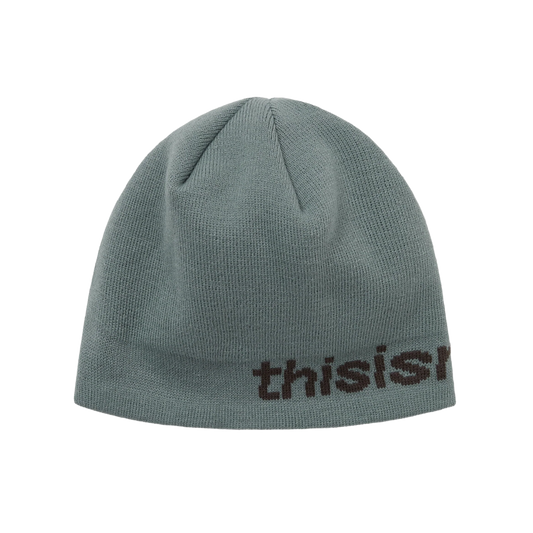 thisisneverthat SP-Logo No Cuff Beanie Light Green