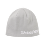 thisisneverthat SP-Logo No Cuff Beanie Light Grey