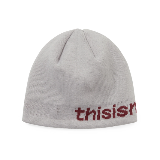thisisneverthat SP-Logo No Cuff Beanie Off White