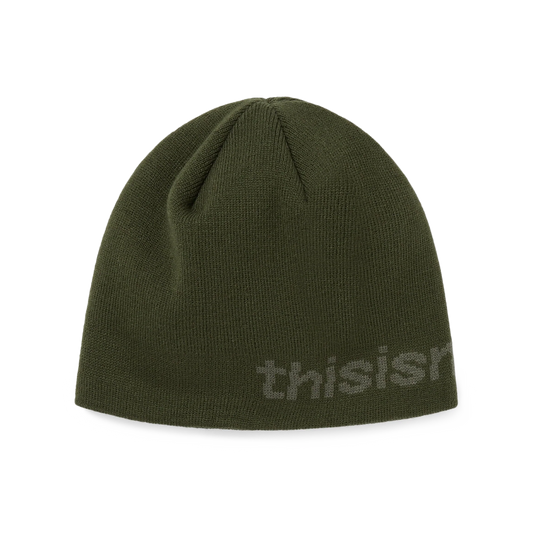 thisisneverthat SP-Logo No Cuff Beanie Olive