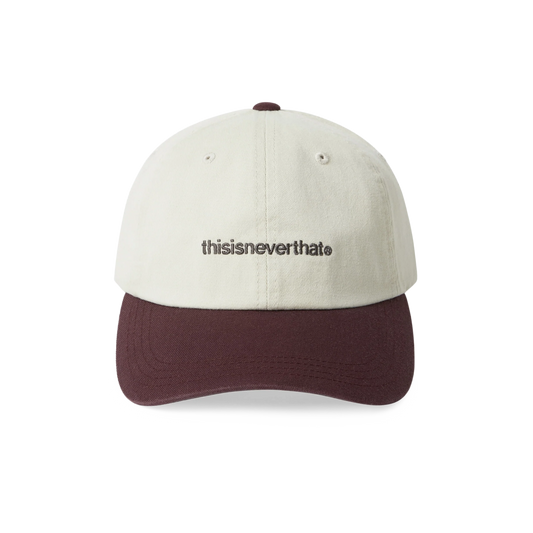 thisisneverthat T-Logo Cap Ivory/Burgundy