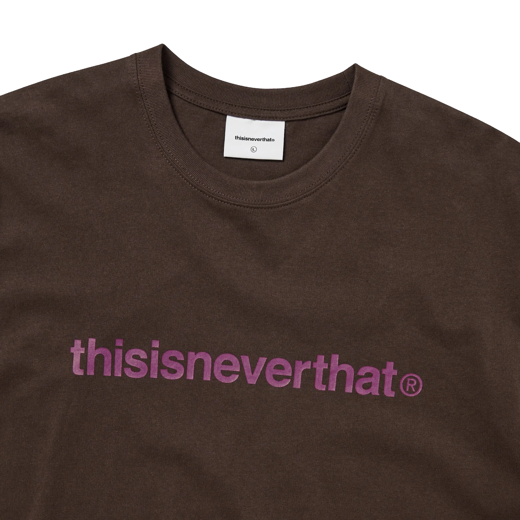 thisisneverthat T-Logo T-Shirt Dark Chocolate