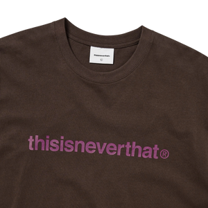thisisneverthat T-Logo T-Shirt Dark Chocolate