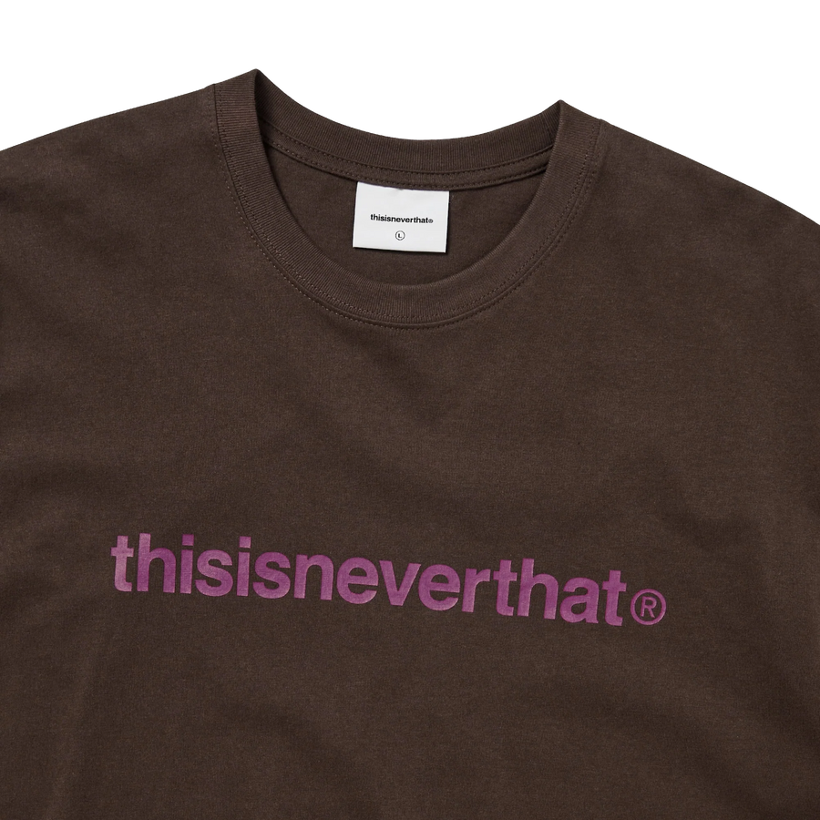 thisisneverthat T-Logo T-Shirt Dark Chocolate