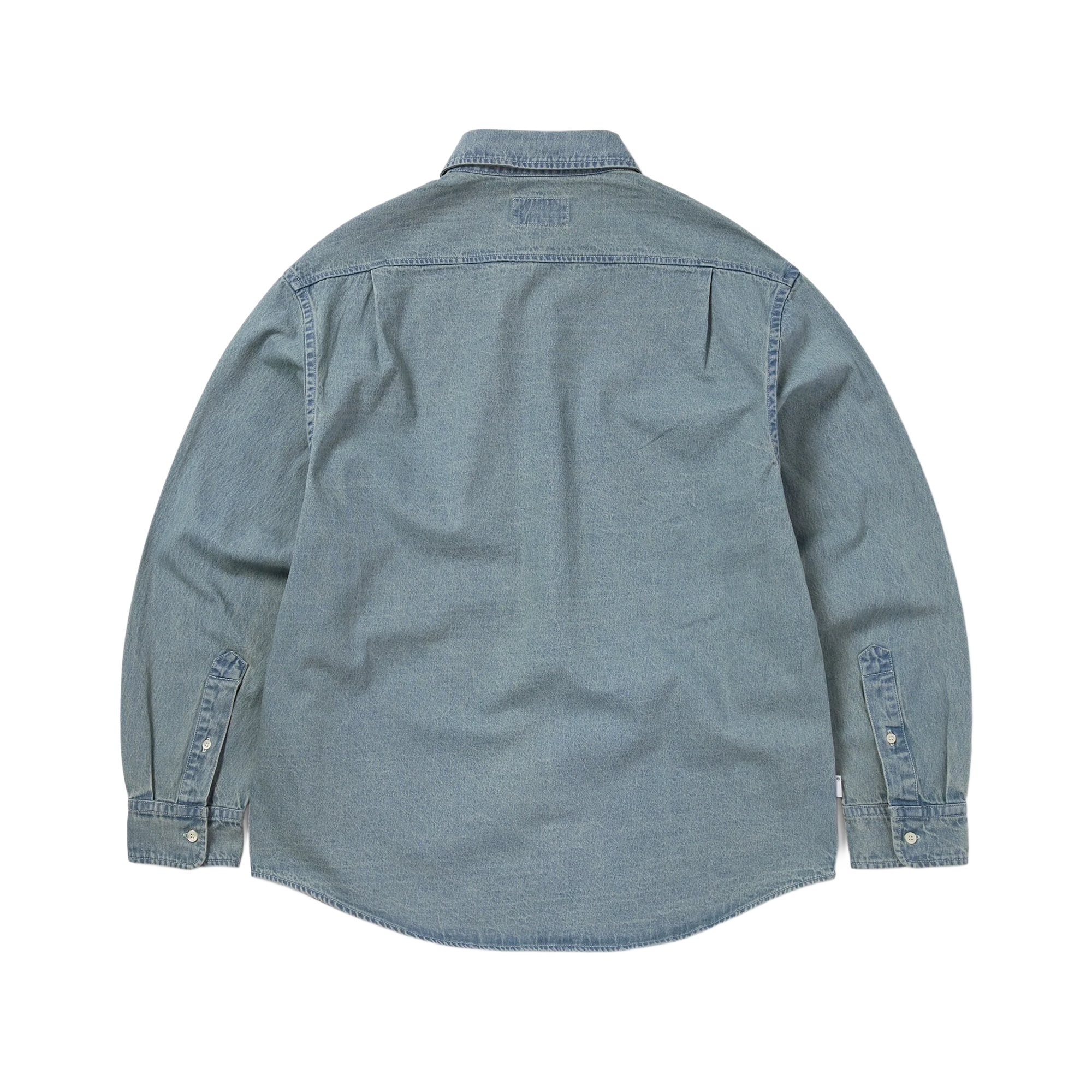 thisisneverthat Washed Denim Shirt Washed Blue
