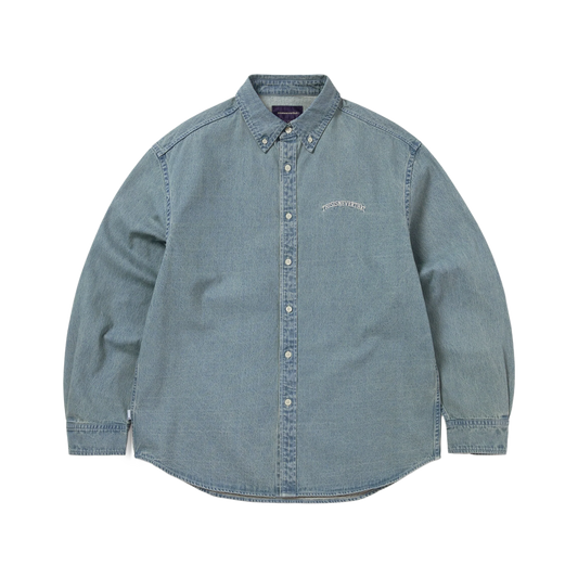 thisisneverthat Washed Denim Shirt Washed Blue