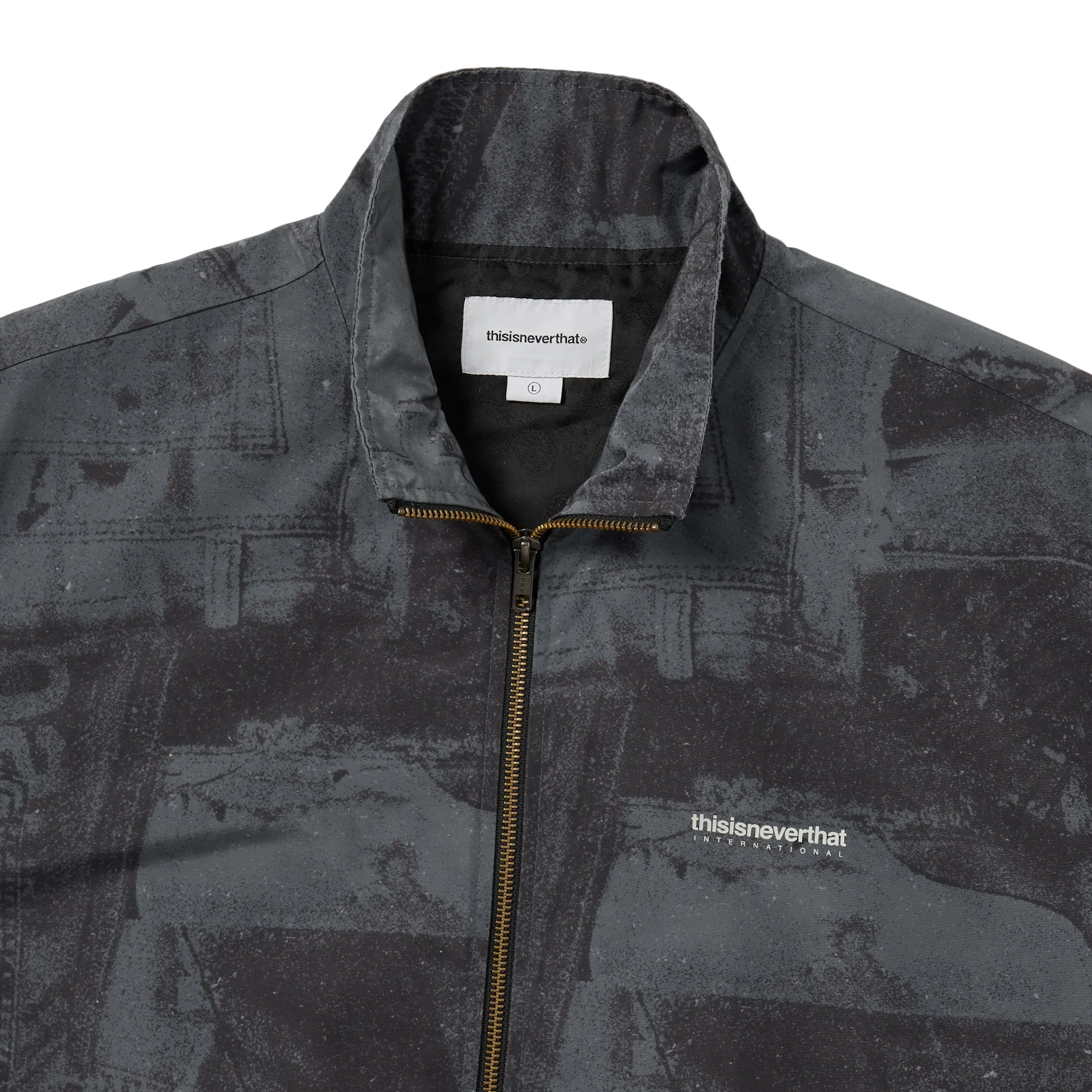 thisisneverthat Washed International Team Jacket Patchwork