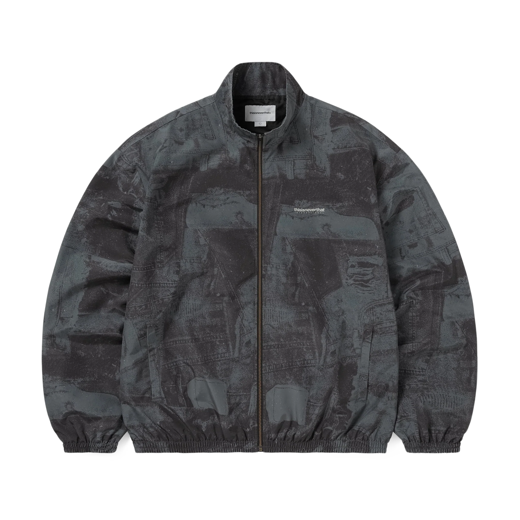 thisisneverthat Washed International Team Jacket Patchwork