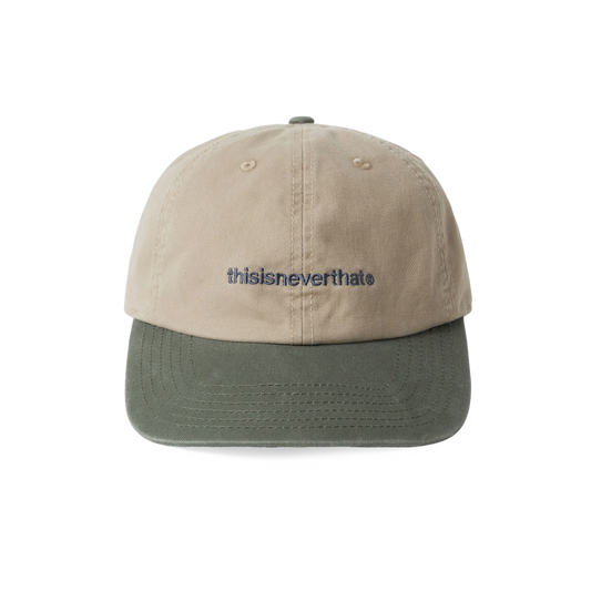 thisisneverthat Washed T-Logo Cap Beige/Moss