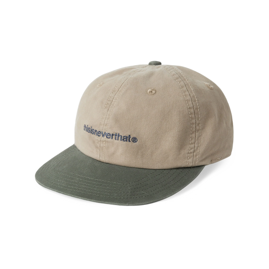 thisisneverthat Washed T-Logo Cap Beige/Moss