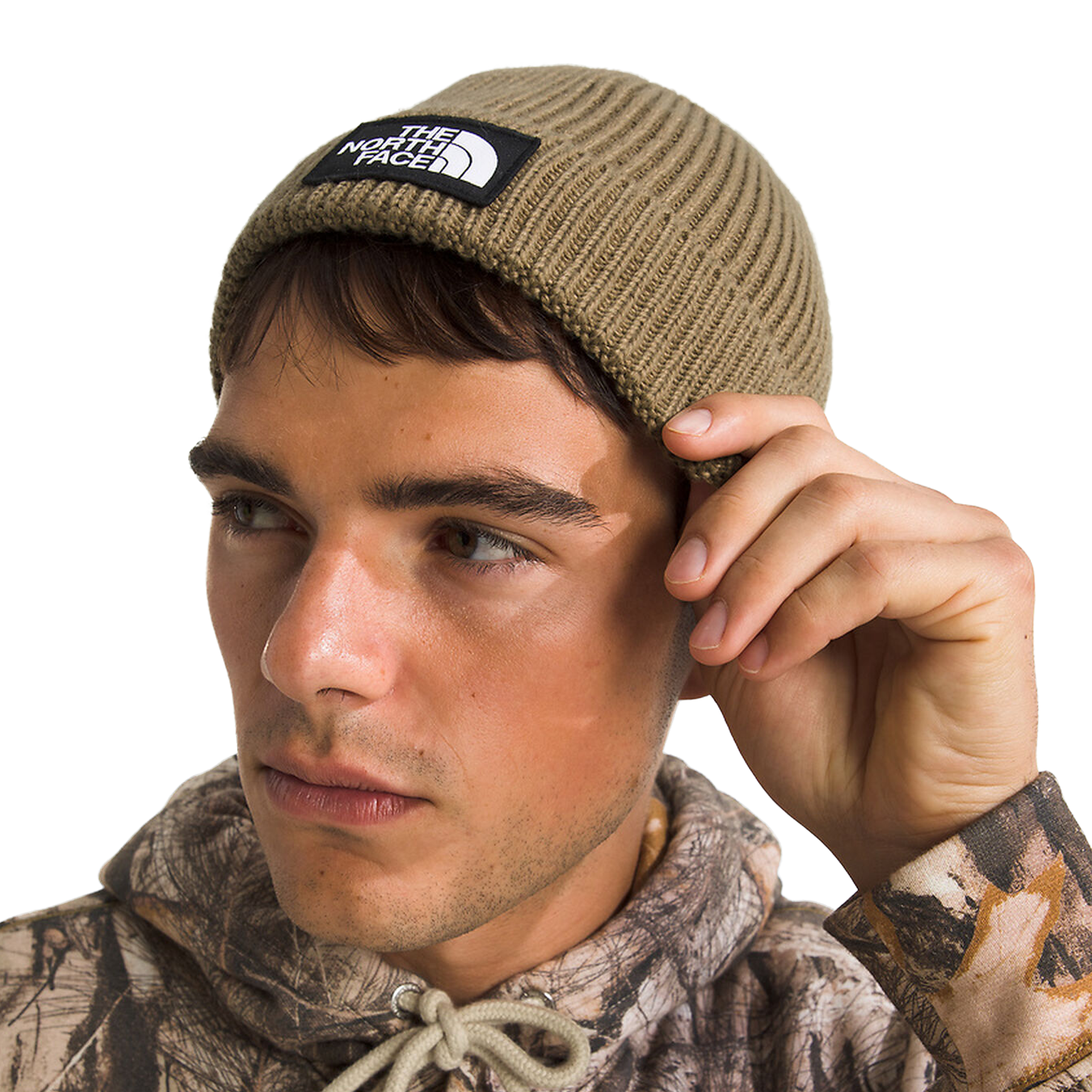 The North Face TNF Logo Box Cuffed Beanie Cedar NF0A8CHE2EL