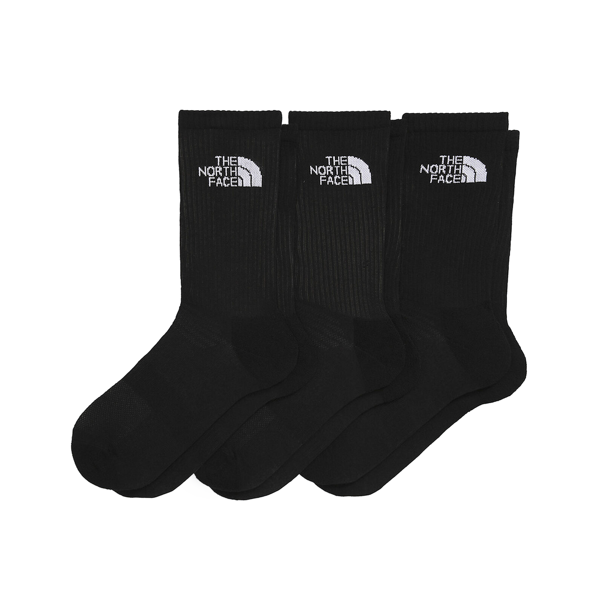 The North Face Multisport Cush Crew Sock 3-Pack TNF Black NF0A882HJK3