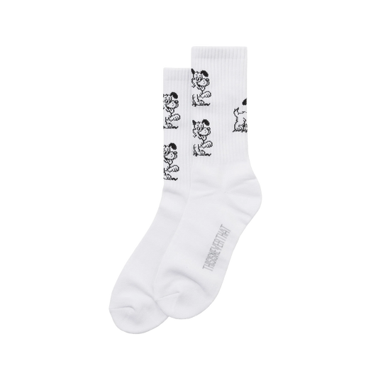 thisisneverthat Doggo Socks White