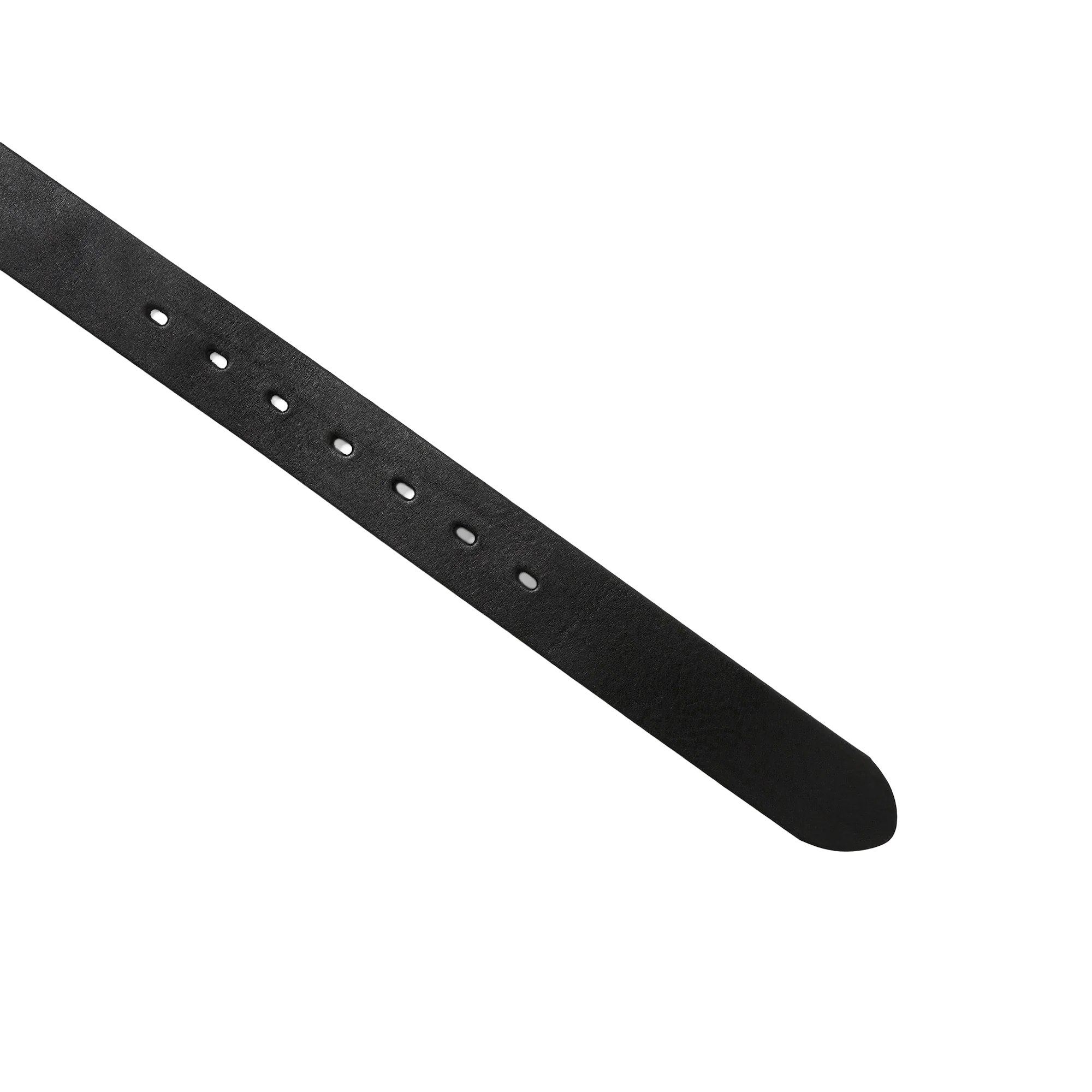 thisisneverthat Flat Buckle Leather Belt Black