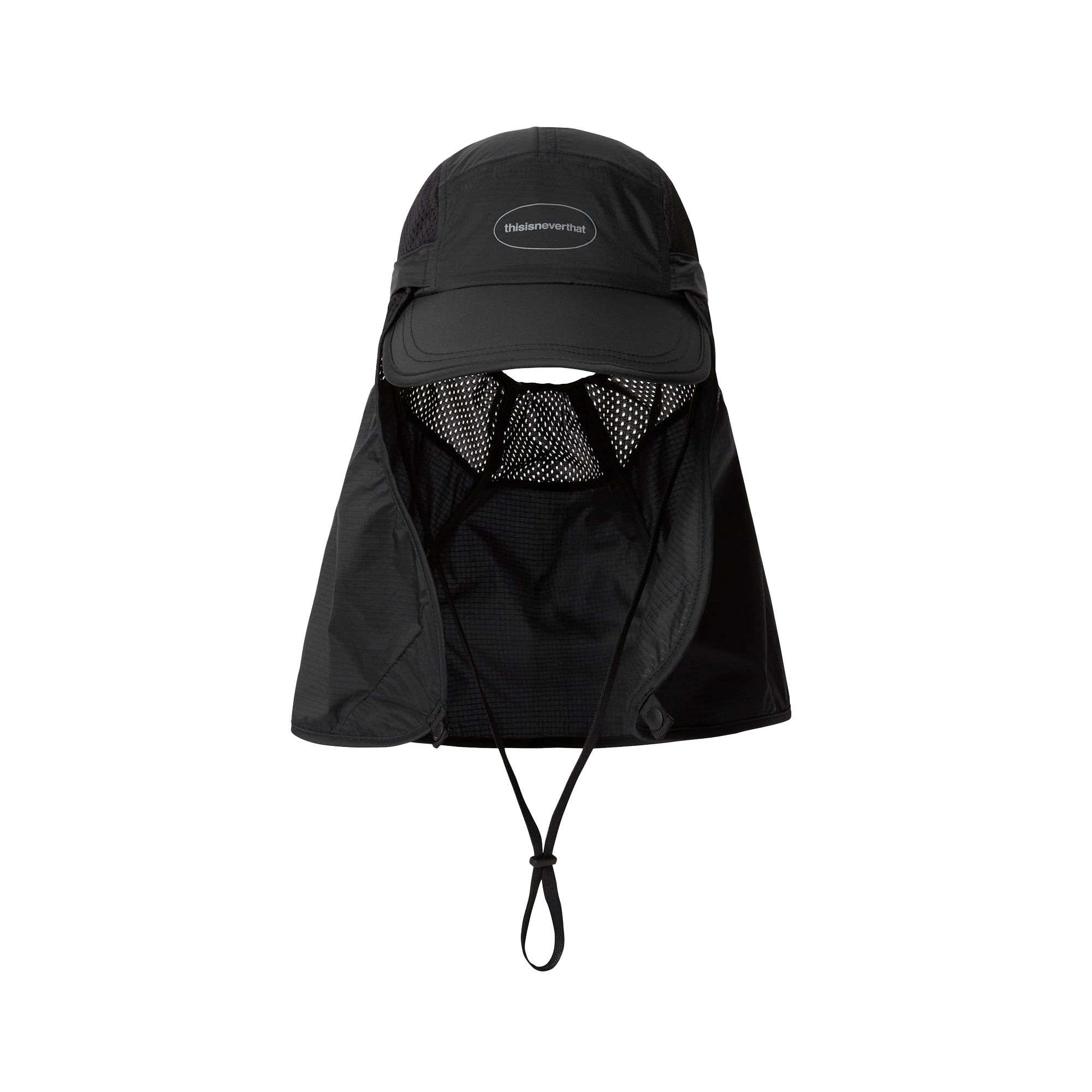 thisisneverthat PERTEX Long Bill Sun Sport Cap Black