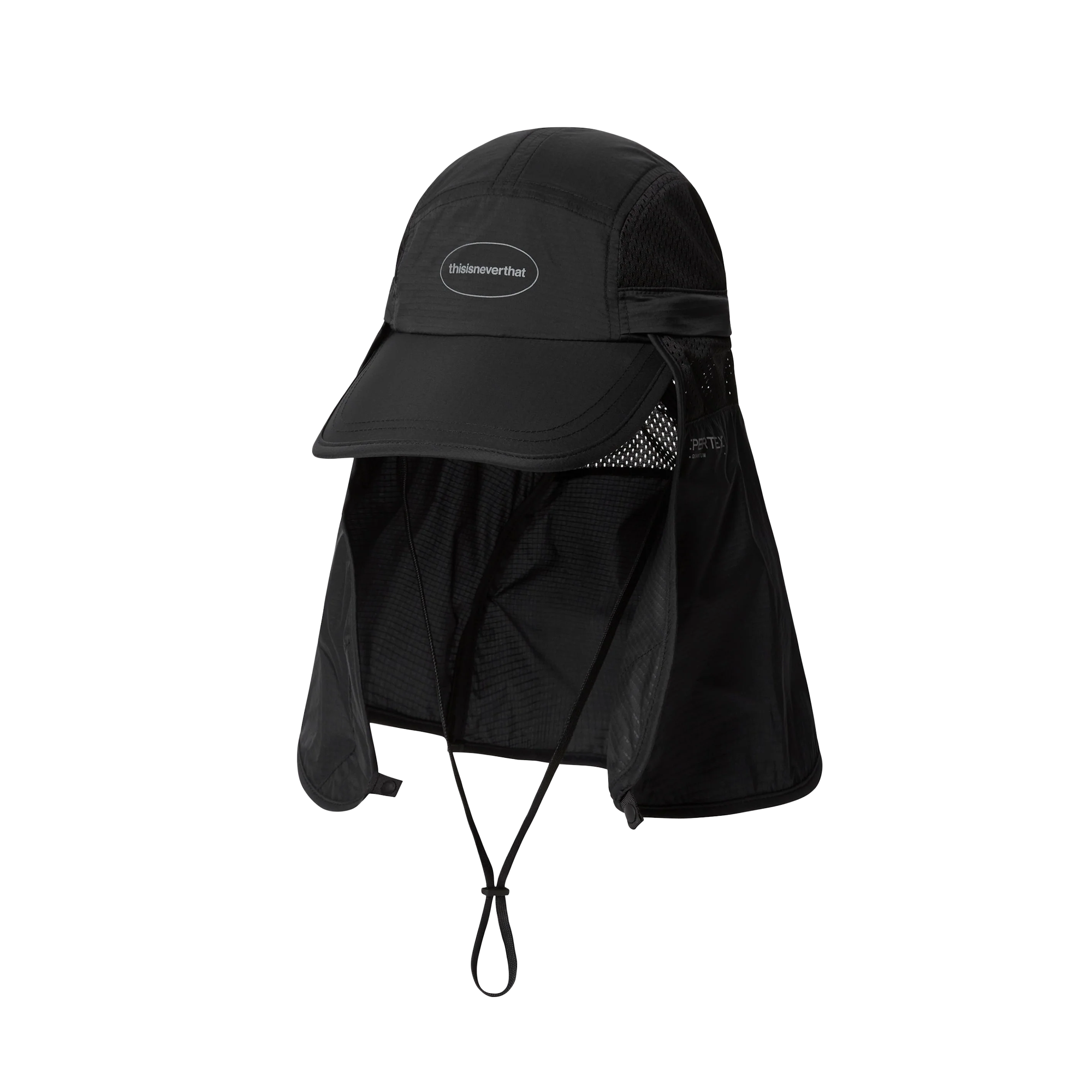 thisisneverthat PERTEX Long Bill Sun Sport Cap Black