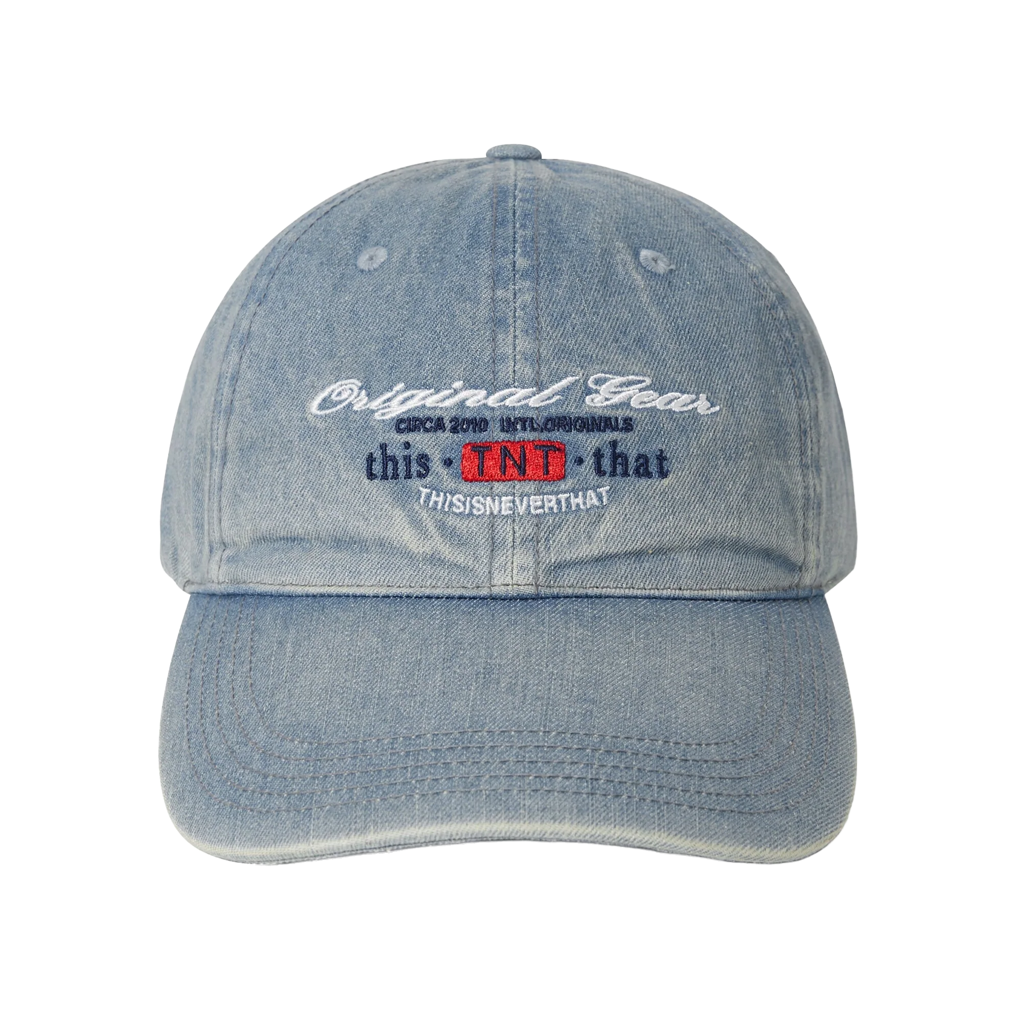 thisisneverthat Original Gear Denim Cap Washed Blue