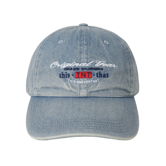 thisisneverthat Original Gear Denim Cap Washed Blue