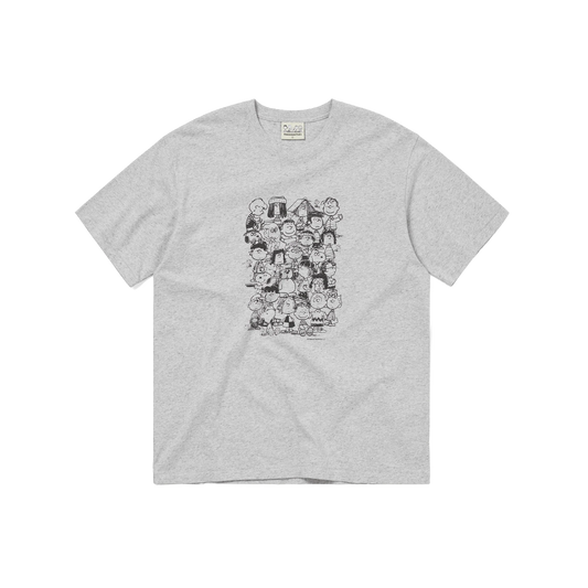 thisisneverthat x Peanuts Gang T-Shirt Heather Grey
