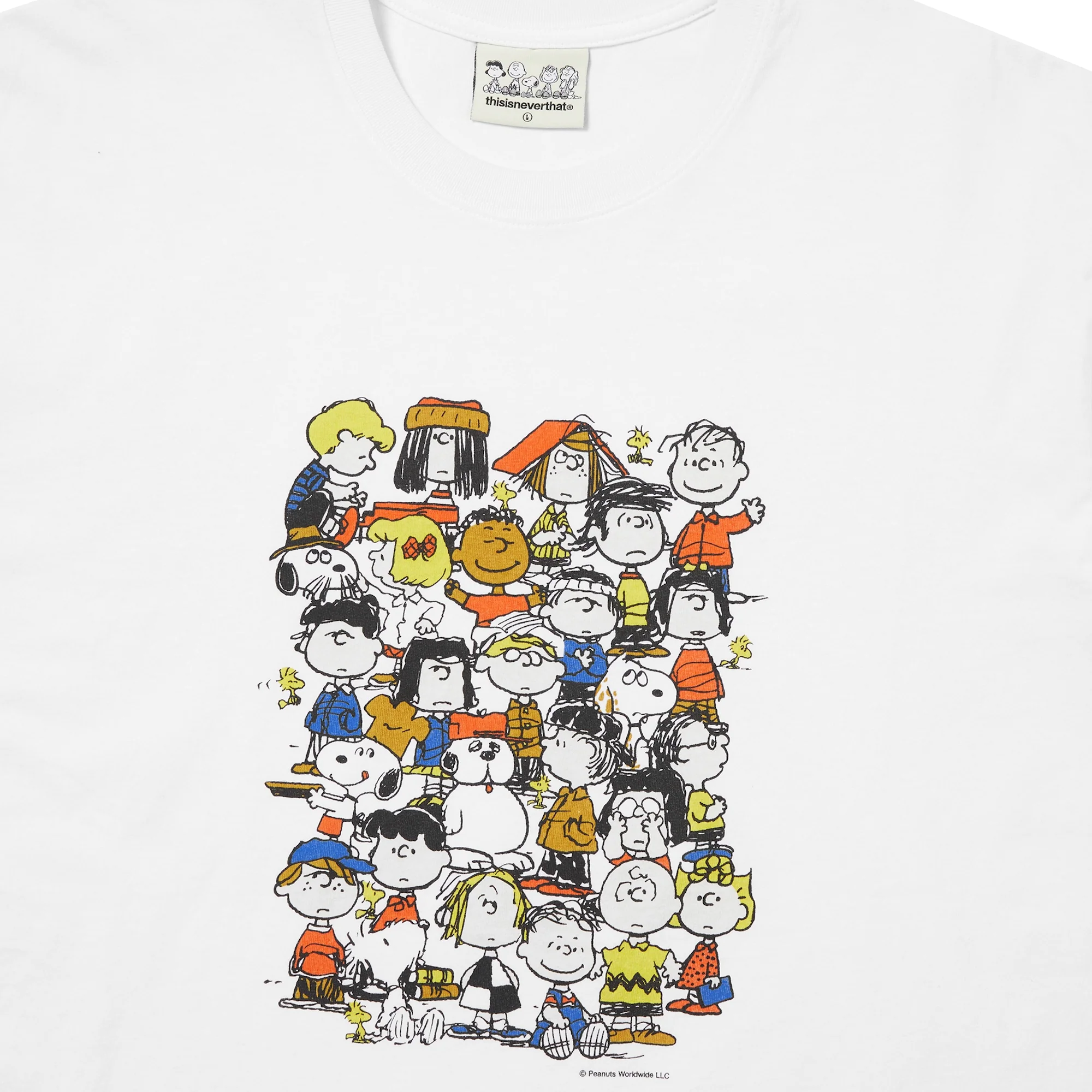 thisisneverthat x Peanuts Gang T-Shirt White